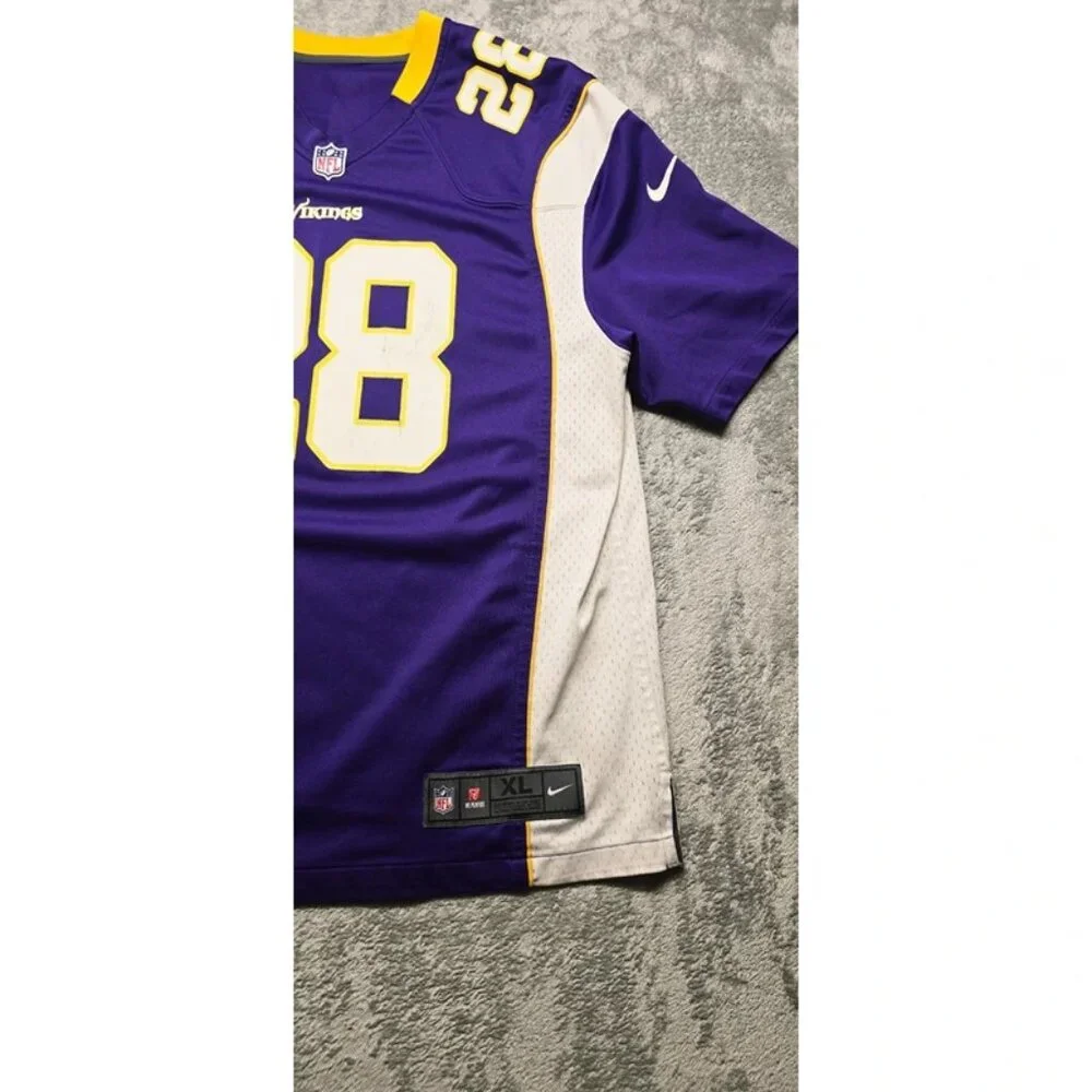 Nike On Field Adrian‎ Peterson Jersey Unisex X-large Purple Minnesota Vikings